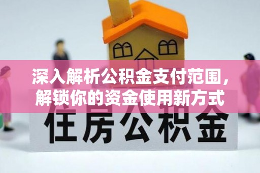 代缴深入解析公积金支付范围，解锁你的资金使用新方式