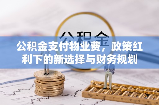 代缴公积金支付物业费，政策红利下的新选择与财务规划