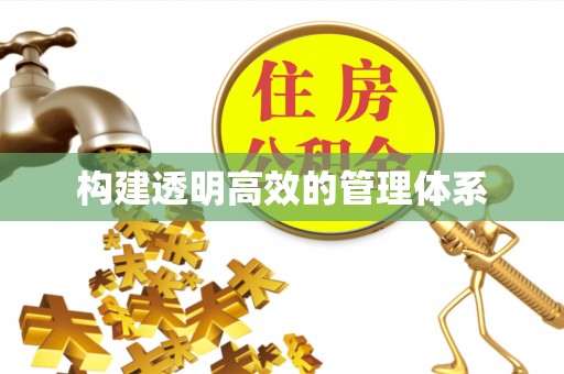 代缴构建透明高效的管理体系