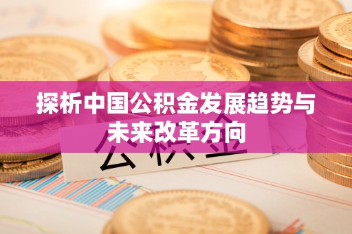代缴探析中国公积金发展趋势与未来改革方向