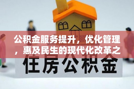 代缴公积金服务提升，优化管理，惠及民生的现代化改革之路