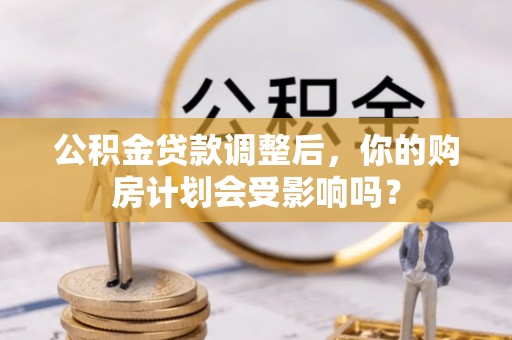 代缴公积金贷款调整后，你的购房计划会受影响吗？